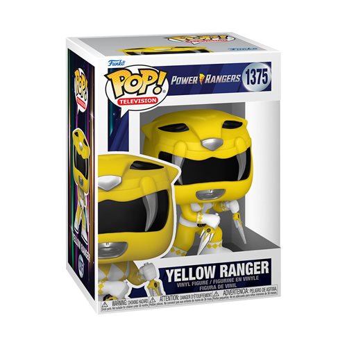 Mighty Morphin Power Rangers 30th Anniversary Yellow Ranger Funko Pop! Vinyl Figure #1375 - Image 2