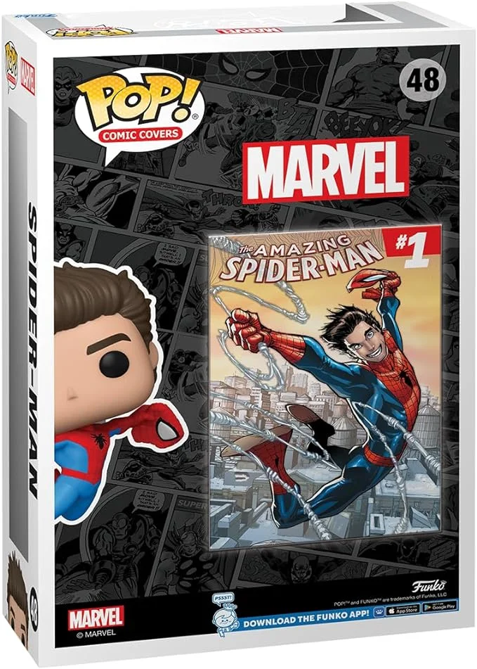 The Amazing Spider-Man #1 Funko Pop! Comic Cover Figure #48 with Case - Image 3