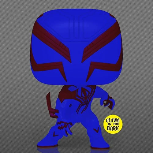 Spider-Man: Across the Spider-Verse Spider-Man 2099 Glow-in-the-Dark Pop! Vinyl Figure #1267 - Entertainment Earth Excl. - Image 4